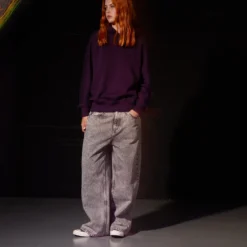 Beeggy Jeans - GREY VINTAGE 17 Beeggy Jeans - GREY VINTAGE -Volcom Store B1912500 GVN SILH 11