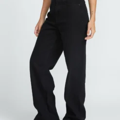 Stoned Boyfriend High Rise Jeans - BLACK -Volcom Store B1932400 BLK 5