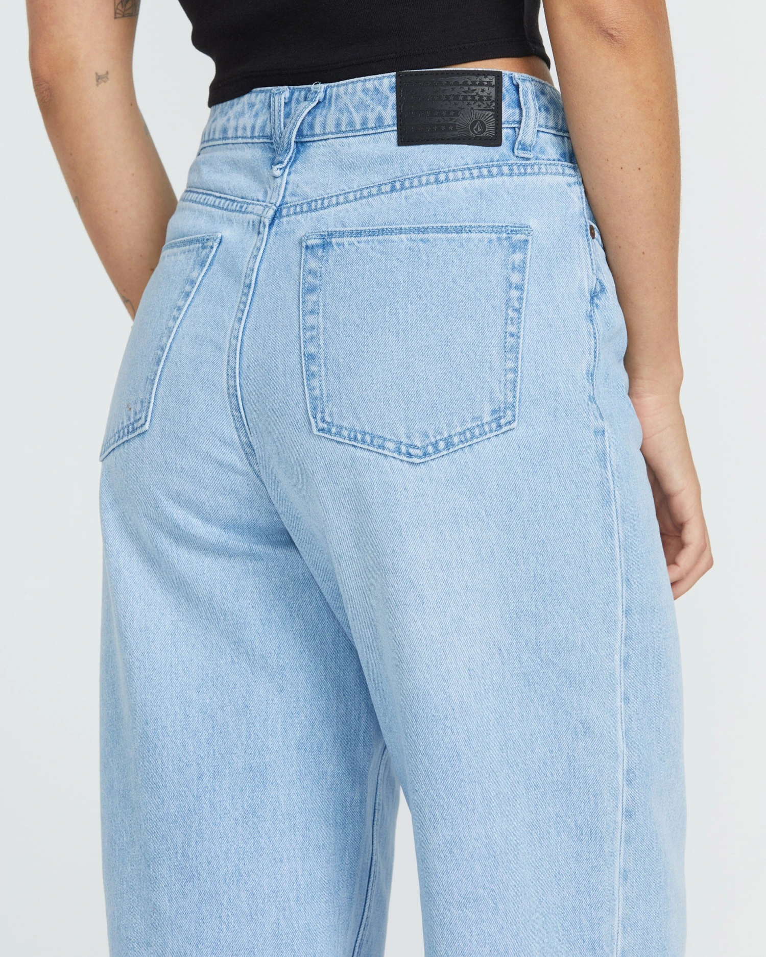 Stoned Boyfriend High Rise Jeans - BLUE BIRD 6 Stoned Boyfriend High Rise Jeans - BLUE BIRD - Image 4