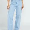 Stoned Boyfriend High Rise Jeans - BLUE BIRD