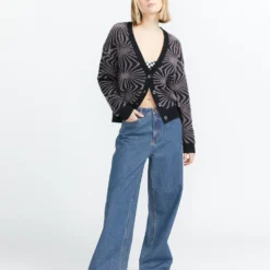 Stoned High Rise Jeans - Indigo Ridge Wash