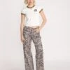 Stoned Boyfriend Lowrise Jeans - Animal Print -Volcom Store B1932503 ANM 1
