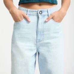 Weellow II Jeans - Bleached Aqua -Volcom Store B1932505 BLA 3