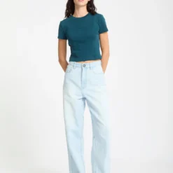 Weellow II Jeans - Bleached Aqua -Volcom Store B1932505 BLA 5