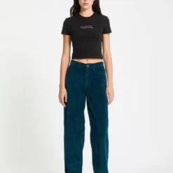 Weellow II Corduroy Trousers - Emerald Green