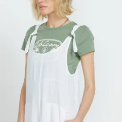 Lil Tie Strap Romper - WHITE 9 Lil Tie Strap Romper - WHITE -Volcom Store B2812501 WHT 1