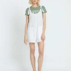 Lil Tie Strap Romper - WHITE