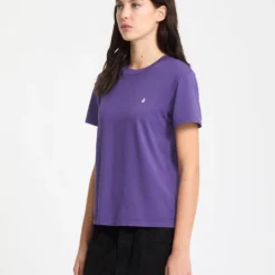 Solid Stone Emb T-Shirt - Acai -Volcom Store B3512204 ACI 30