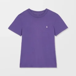 Solid Stone Emb T-Shirt - Acai -Volcom Store B3512204 ACI 32