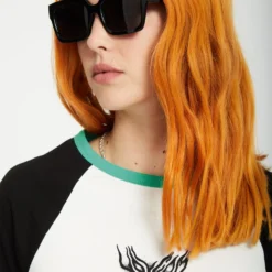 Alix 2 T-shirt - BLACK WHITE -Volcom Store B3512506 BWH 1