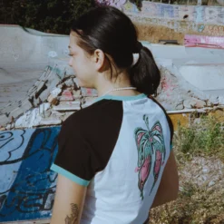 Alix 2 T-shirt - BLACK WHITE -Volcom Store B3512506 BWH LIFESTYLE 27