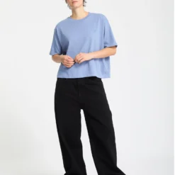 Stone Blanks Up T-Shirt - Carolina Blue -Volcom Store B3512509 CNA 31