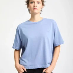 Stone Blanks Up T-Shirt - Carolina Blue -Volcom Store B3512509 CNA 5