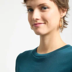 Volcomstone Tight Crop T-Shirt - Emerald Green -Volcom Store B3512510 EMG 3