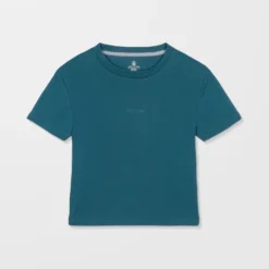 Volcomstone Tight Crop T-Shirt - Emerald Green -Volcom Store B3512510 EMG 32