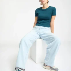 Volcomstone Tight Crop T-Shirt - Emerald Green -Volcom Store B3512510 EMG 5