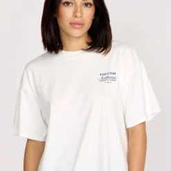 Stones Throw T-Shirt - Star White -Volcom Store B3532502 SWH 3