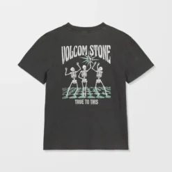 Lock It Up T-Shirt - Vintage Black -Volcom Store B3532504 VBK 33