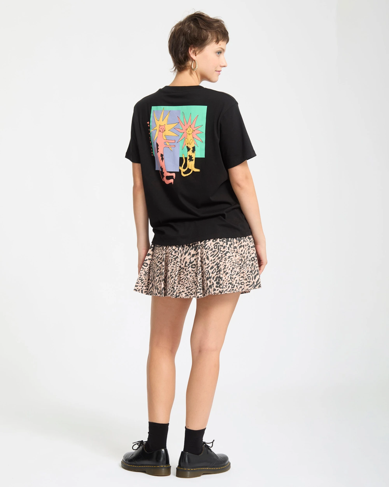 Radical Daze Up T-Shirt - Black 10 Radical Daze Up T-Shirt - Black - Image 8