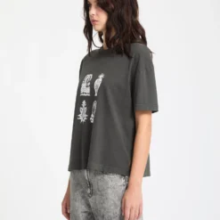 Vaderetro 1 T-Shirt - Vintage Black -Volcom Store B3532509 VBK 30