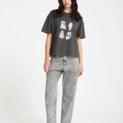 Vaderetro 1 T-Shirt - Vintage Black -Volcom Store B3532509 VBK 31