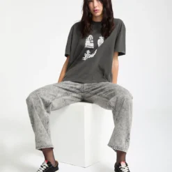 Vaderetro 1 T-Shirt - Vintage Black -Volcom Store B3532509 VBK 4