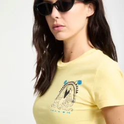 Moove On T-Shirt - Dawn Yellow -Volcom Store B3532512 DNY 3