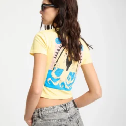 Moove On T-Shirt - Dawn Yellow -Volcom Store B3532512 DNY 4