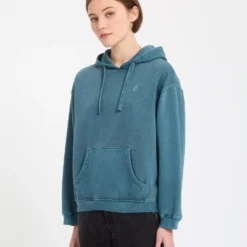 Stone Soft Hoodie - Emerald Green -Volcom Store B4132500 EMG 3
