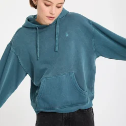 Stone Soft Hoodie - Emerald Green -Volcom Store B4132500 EMG 40