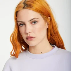 Stone Heart Up Sweatshirt - DUSTY LAVENDER -Volcom Store B4612507 DLV 1