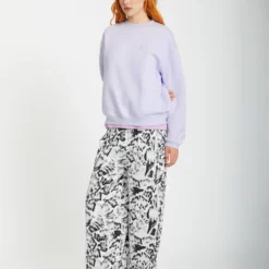 Stone Heart Up Sweatshirt - DUSTY LAVENDER -Volcom Store B4612507 DLV 2