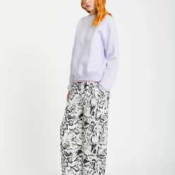 Stone Heart Up Sweatshirt - DUSTY LAVENDER -Volcom Store B4612507 DLV 6