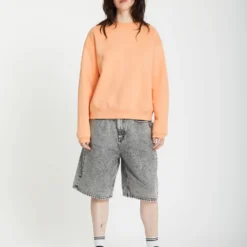 Stone Heart Up Sweatshirt - PALE PEACH -Volcom Store B4612507 PCH 3