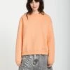 Stone Heart Up Sweatshirt - PALE PEACH