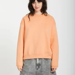 Stone Heart Up Sweatshirt - PALE PEACH
