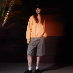 Stone Heart Up Sweatshirt - PALE PEACH -Volcom Store B4612507 PCH SILH 2