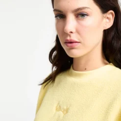 Piou Sherpa Sweatshirt - Dawn Yellow -Volcom Store B4632507 DNY 3