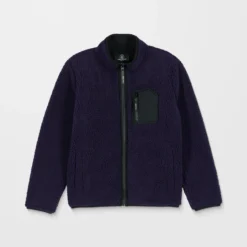 Muzzer Fuzzar Zip Sweatshirt - Dark Purple - (KIDS)