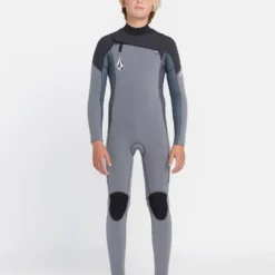 Modulator 4/3Mm Chest Zip Long Sleeve Wetsuit - Charcoal - (KIDS)
