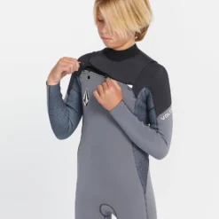 3/2Mm Long Sleeve Chest Zip Full Wetsuit - Charcoal - (KIDS) -Volcom Store C9532331 CHR 15 44f7ffec 2d97 440f aae9 ed3b1058cc42