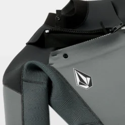 3/2Mm Long Sleeve Chest Zip Full Wetsuit - Charcoal - (KIDS) -Volcom Store C9532331 CHR 6 48033492 dd5f 42e8 8b63 ee382f4fbe0d