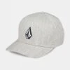 Full Stone Hthr Flexfit Cap - Grey Vintage -Volcom Store D5532410 GVN 1