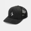 Full Stone Cheese Cap - Charcoal Heather 2 Full Stone Cheese Cap - Charcoal Heather -Volcom Store D5532411 CHH 1