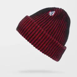 Full Stone Cuff Beanie - Lifeguard Red