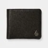 Slim Stone Small Wallet - Black -Volcom Store D6042407 BLK 1 a961dbe8 2a0a 4eac bae4 12358cfe698b