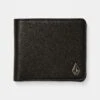 Slim Stone Large Wallet - Black -Volcom Store D6042408 BLK 1 a73b1aee 7fea 42a6 a57f 118a0524d45f