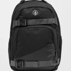 Grindstone Skate Backpack - Black -Volcom Store D6512501 BLK 3 2728fbd8 91a5 4bf1 9193 6dcac5d0780e