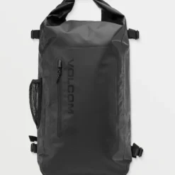 Drystone Wet/Dry Roll Top Backpack - BLACK -Volcom Store D6512503 BLK 1