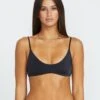 Simply Seamless Bikini Top - BLACK -Volcom Store O1012500 BLK F